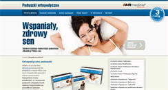 Desktop Screenshot of ortopedycznepoduszki.pl